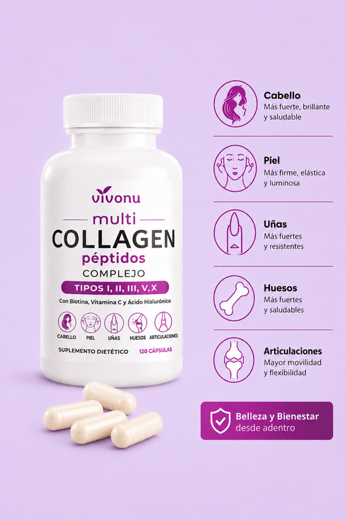 Complejo de Colágeno + Vitamina C | 120 Cápsulas