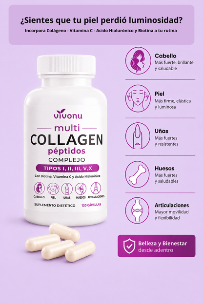 Complejo de Colágeno + Vitamina C | 120 Cápsulas